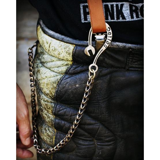 ROCKN ？ウォレットチェーン？ MOTOR ROCK D'ellas Leathers ブラスウォレットチェーン (DL-13