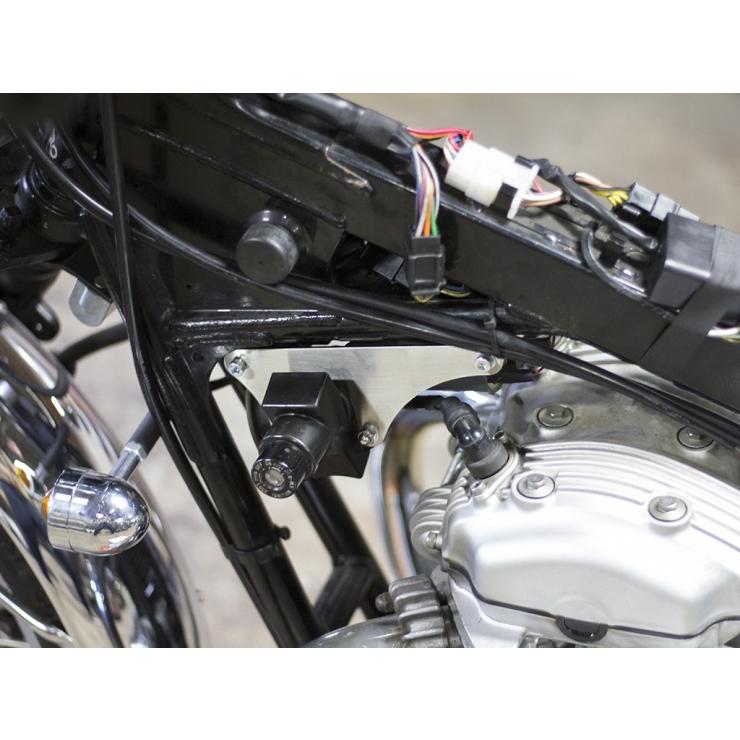 MOTOR ROCK W650/400用 IGスイッチ移設ステー (MR-EL024) : MOTOR ROCK