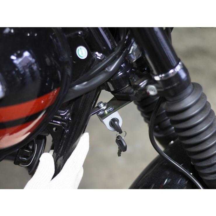 w650 ハンドルストッパー　ハンドルロックセット MOTOR ROCK W650/400/800用 ハンドルロックキット (MR-EL025) : MOTOR