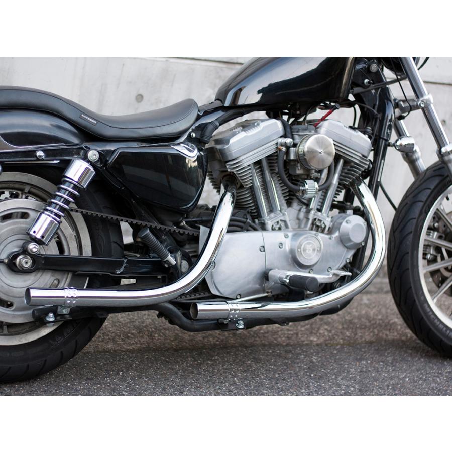 MOTOR ROCK スポーツスター XL'04-'06 オールドスタイル手曲げマフラー