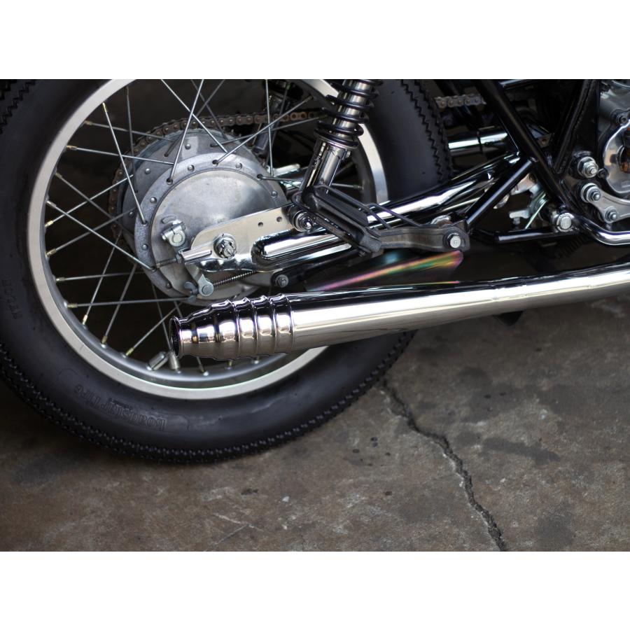 MOTOR ROCK SR400/500用 69メガホン 新型フルエキ ダウン キャブ車 MR