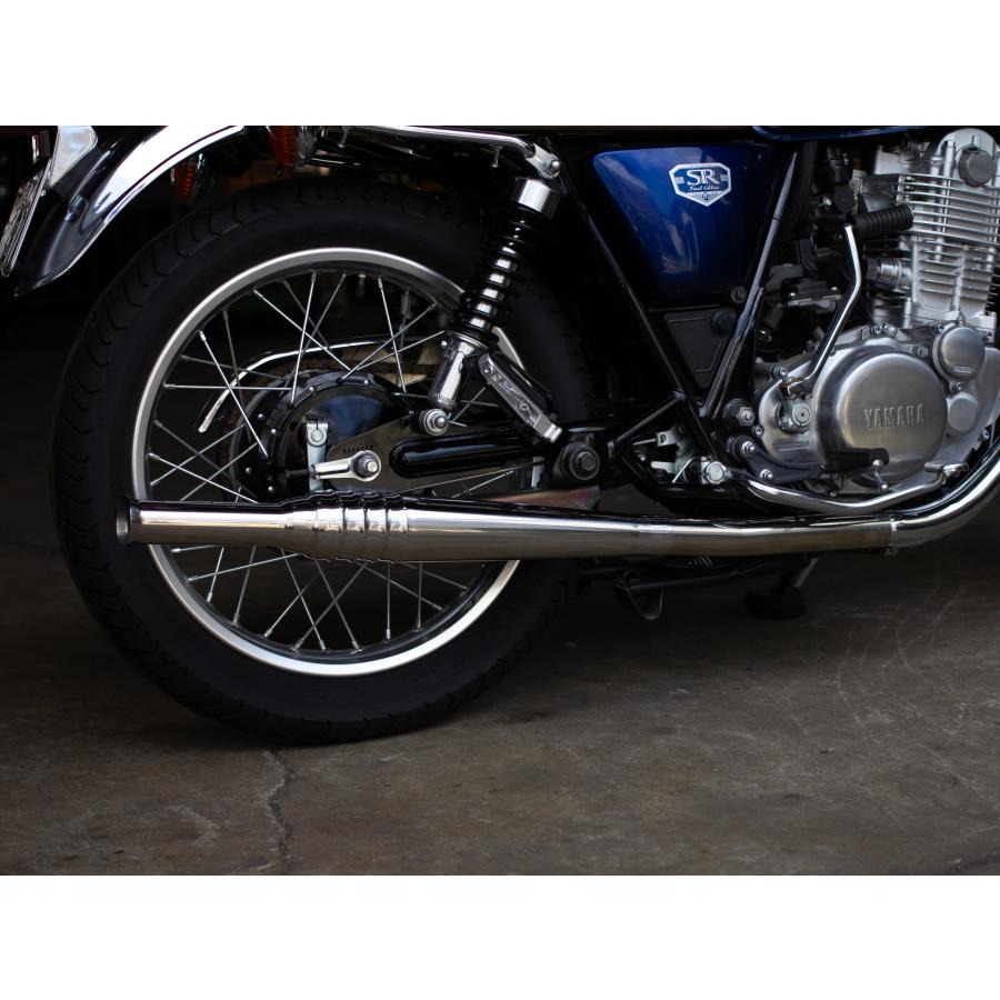 MOTOR ROCK SR400/500用 69トランペット 新型スリップオン ダウン FI車