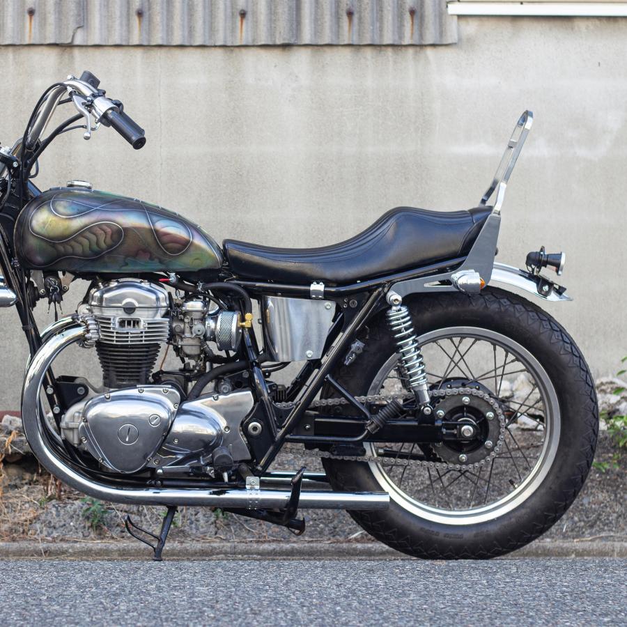 モーターロックW650,W400,W800用11インチショートサスペンション W650/400/800用 11インチ ショートサスペンション ブラック MOTOR ROCK