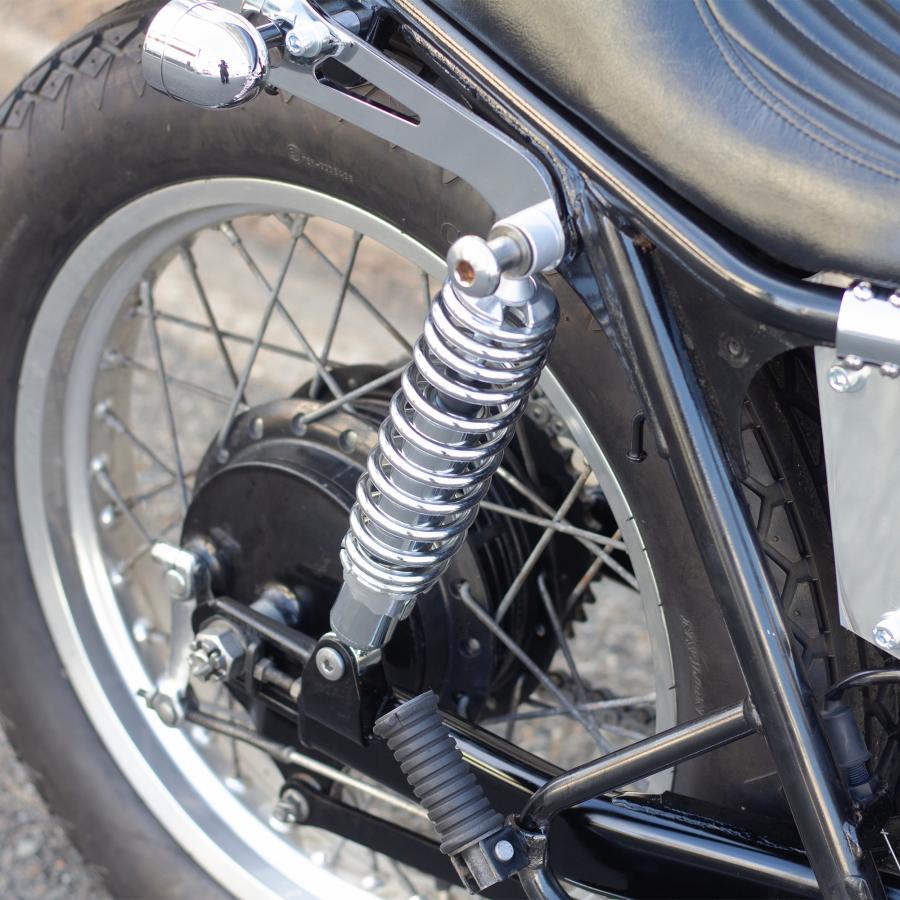 W650/400/800用 11インチ ショートサスペンション ブラック MOTOR ROCK