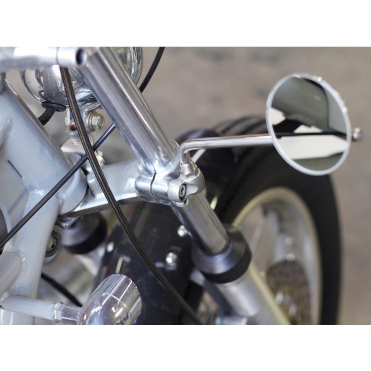 MOTOR ROCK SR400/500用 新型ニールックミラーブラケット (MR-HC070