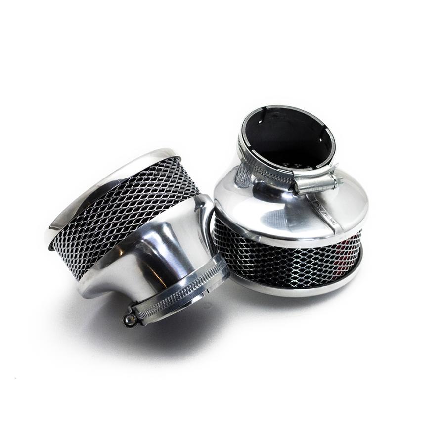 MOTOR ROCK ツインキャブ用 新型オールドタイプエアクリーナー (W650