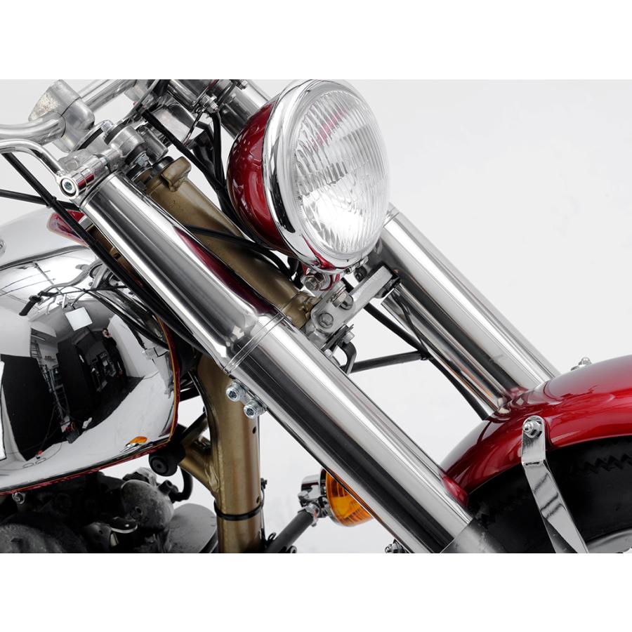 完売】MOTOR ROCK SR400 ヘアライン 500用 フロントフォークカバー (MR