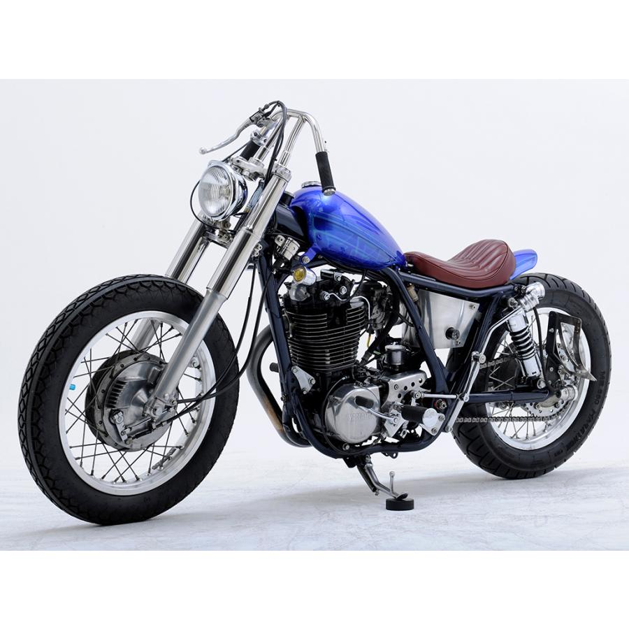 MOTOR ROCK SR400/500用 フロントフォークカバー ブラック (MR-SM007S