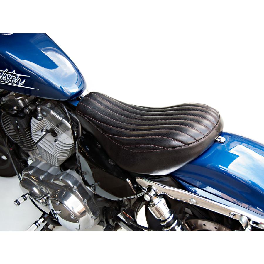 MOTOR ROCK スポーツスター XL'04-'09 本革シート ショート (MR-SM030A