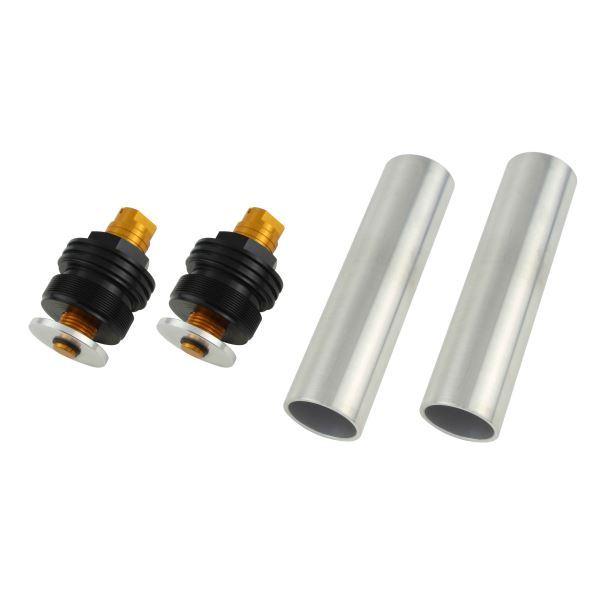 ゼファー750/ZEPHYR750/RS(-2006) 用 イニシャルアジャスターT2(エアバルブ無) ブラックボディ/ゴールドシャフト｜ポッシュフェイス/POSH