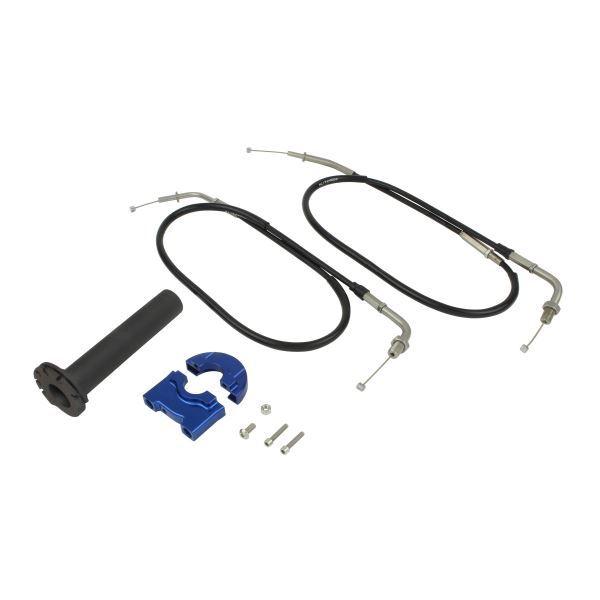 POSH - ZRX1100-2用 コンパクトハイスロットルKIT 青碧｜ポッシュフェイス/ バイク-ハンドル