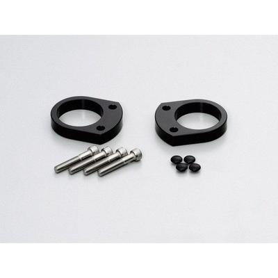 ZZR1400(06-11)用 ハンドルアップスペーサーH14(ブラック) ｜ハリケーン