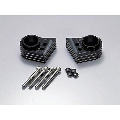 ZZR1100(90-/ZXT10C/D)用 ハンドルアップスペーサーH30(ブラック) ｜ハリケーン