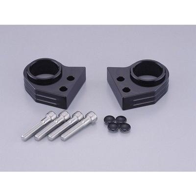 ZZR400(90-07/ZX400K/N)用 ハンドルアップスペーサーH20(ブラック) ｜ハリケーン