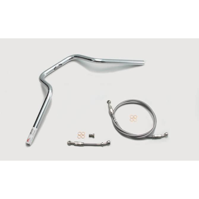 CB1300SF(10-13/SC54-1700001-/ABS車)用クォーター4型ハンドルSET(メッキ)｜ハリケーン