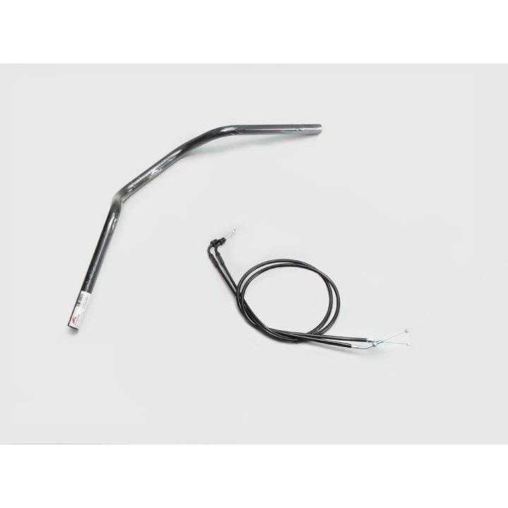 SR400/SR500(88-00/CVキャブ車)用ヨーロピアン2型ハンドルSET(ブラック)｜ハリケーン