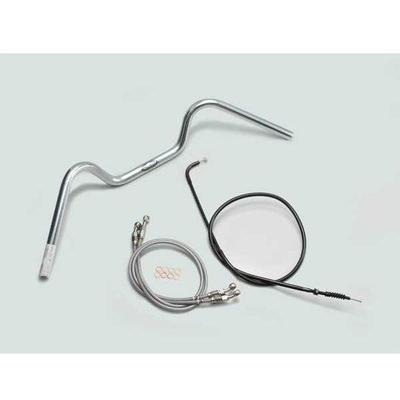 XJR400R(98-00/4HM)用 90フォワードアップ型ハンドルSET(メッキ)｜ハリケーン
