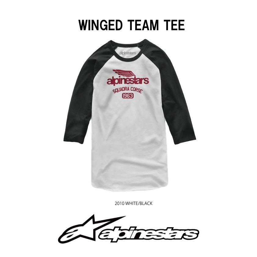 アルパインスターズ 7分袖 Tシャツ Alpinestars Winged Team Tee 1119 71004 Motostars 通販 Yahoo ショッピング