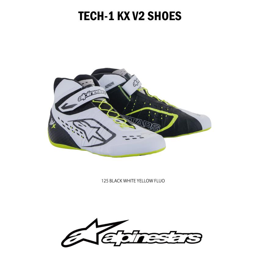 アルパインスターズ TECH1-KX V2レーシングシューズ　カート用 楽天市場】アルパインスターズ レーシングシューズ カート用