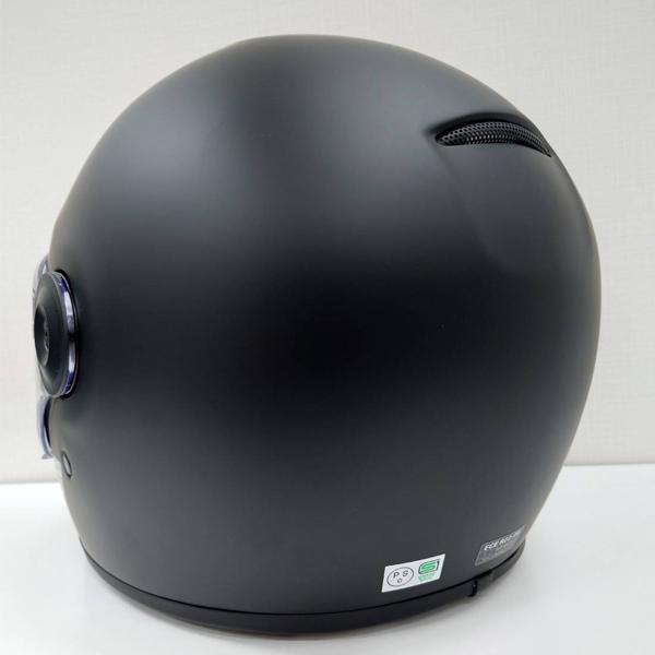 コミネ（Komine） HK-190 ネオレトロフルフェイスヘルメット Mat-Black