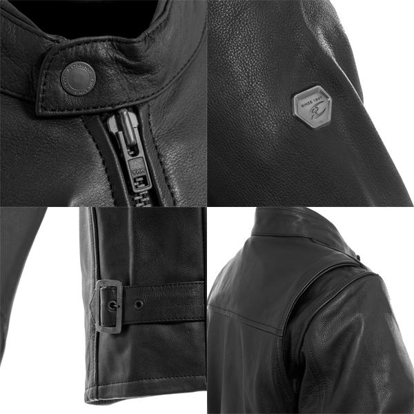 コミネ（Komine） LJ-5343 シングルライダースレザージャケット Black