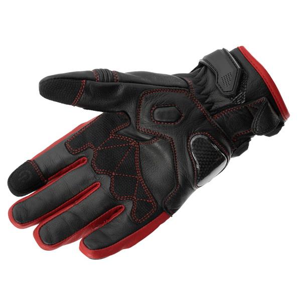 コミネ GK-851 カーボンプロテクト ウィンター グローブ Black Red 06-851の画像