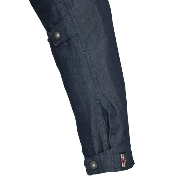 コミネ(KOMINE）JK-160 プロテクト シングル リネン ジャケット Deep Indigo_4