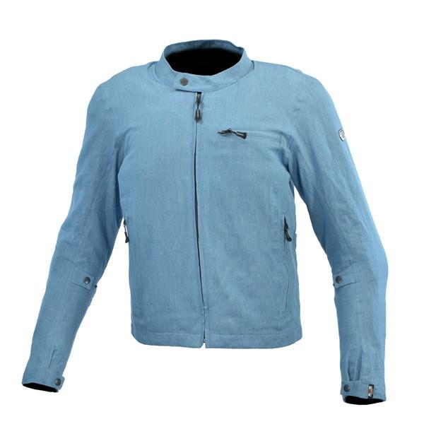コミネ（KOMINE）JK-160 プロテクト シングル リネン ジャケット Washed Indigo