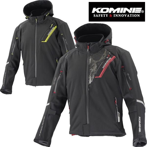 コミネ(KOMINE) バイク用 JK-579 Lサイズ フルプロテクター仕様 コミネ（Komine） JK-579 プロテクト ソフトシェル ウィンターパーカ
