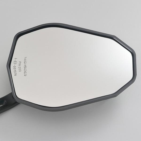 のん デイトナ 15151 HIGHSIDER バーエンドミラー ビィクトリーX ブラック