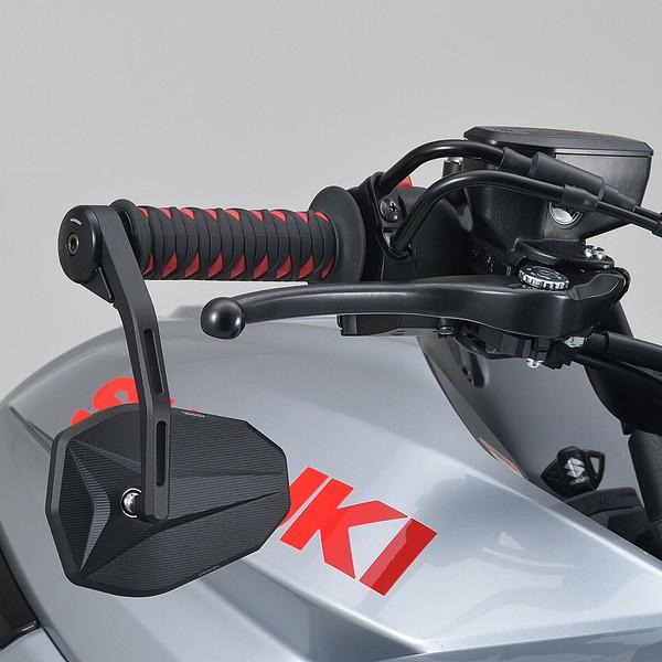 デイトナ 15151 HIGHSIDER バーエンドミラー ビィクトリーX ブラック