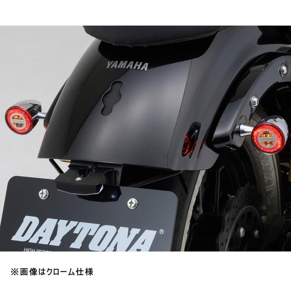 デイトナ 15310 HIGHSIDER LEDテールランプ一体リアウインカー ロケット・ブレット クロームの画像