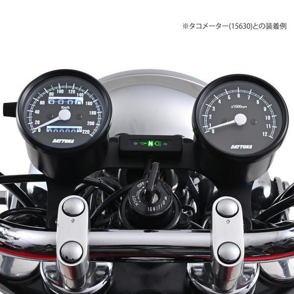 DAYTONA（デイトナ） 15623 バイク用 機械式スピードメーター φ60