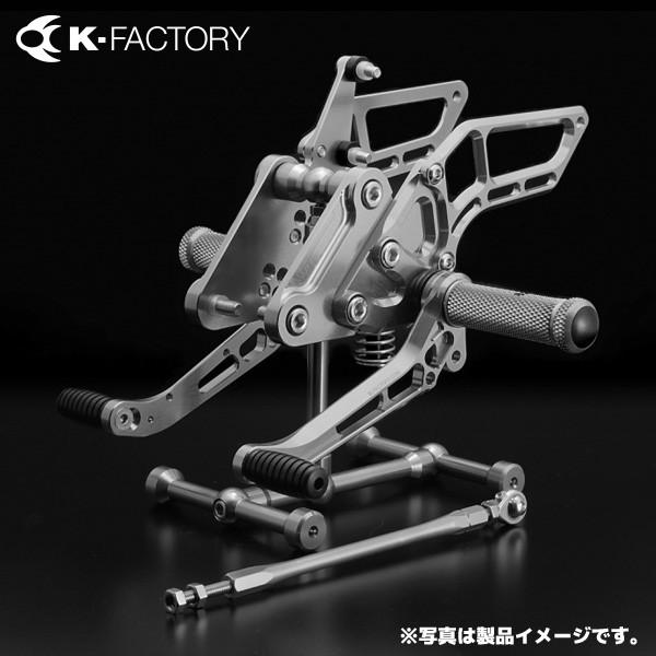 K-FACTORY ライディングステップ ZZR1400／ZX-14R スーパーブラック（黒）