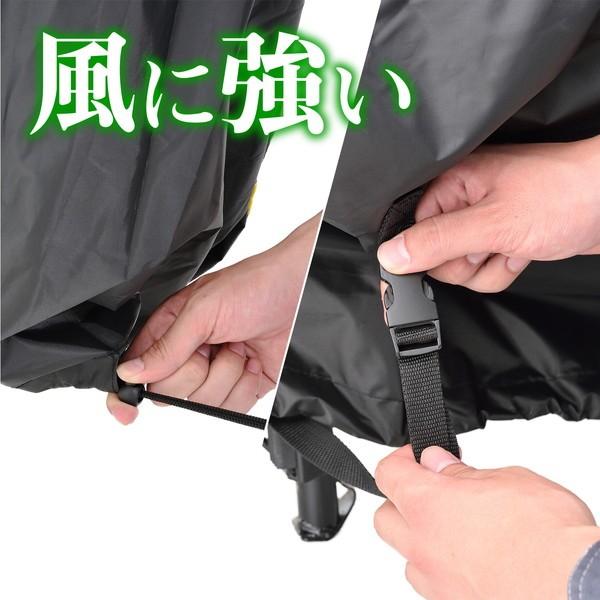 デイトナ 16817 バイク用カバー ブラックカバー ウォーターレジスタント ライト アドベンチャー専用 トップBOX装着タイプの画像
