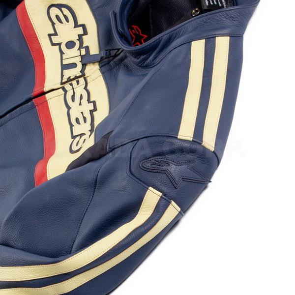 アルパインスターズ（alpinestars） DYNO LEATHER JACKET （NAVY STONE