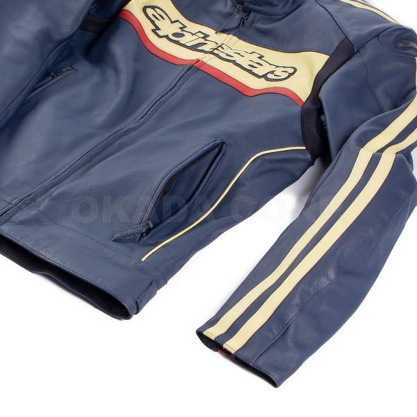 アルパインスターズ（alpinestars） DYNO LEATHER JACKET （NAVY STONE