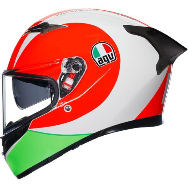 AGV AGV K3 JIST Asian Fit - ROSSI MUGELLO 2018 18381007005 : 二輪
