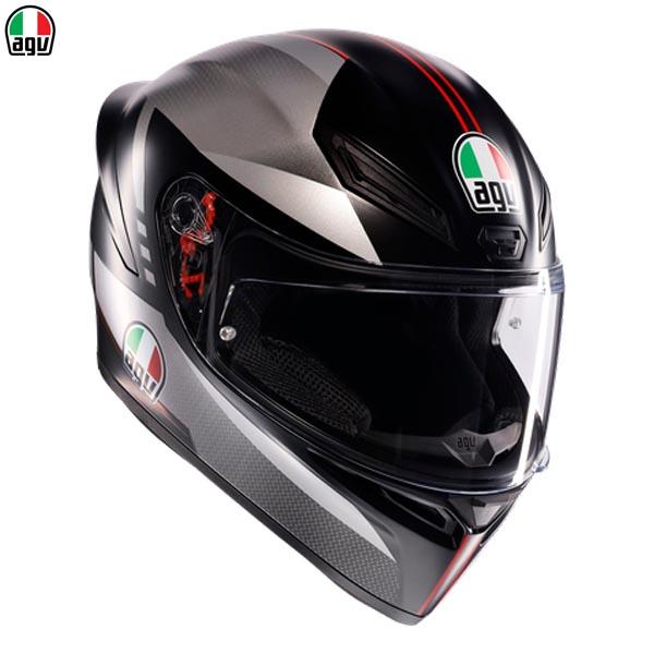 AGV AGV K1 S JIST Asian Fit - LAP MATT BLACK/GREY/RED 18394007034
