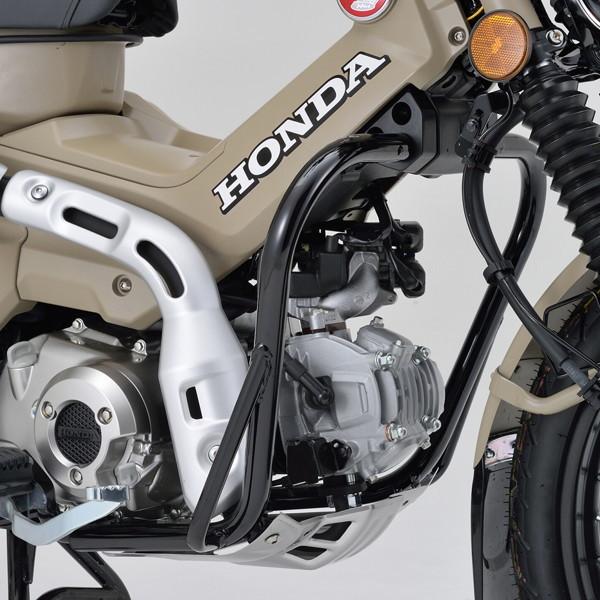 デイトナ 18960 バイク用 エンジンガード CT125 パイプエンジンガード ブラック