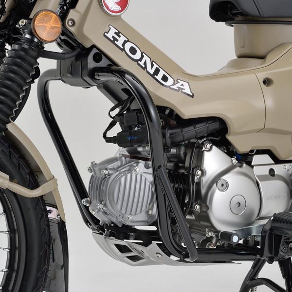 デイトナ 18960 バイク用 エンジンガード CT125 パイプエンジンガード ブラック