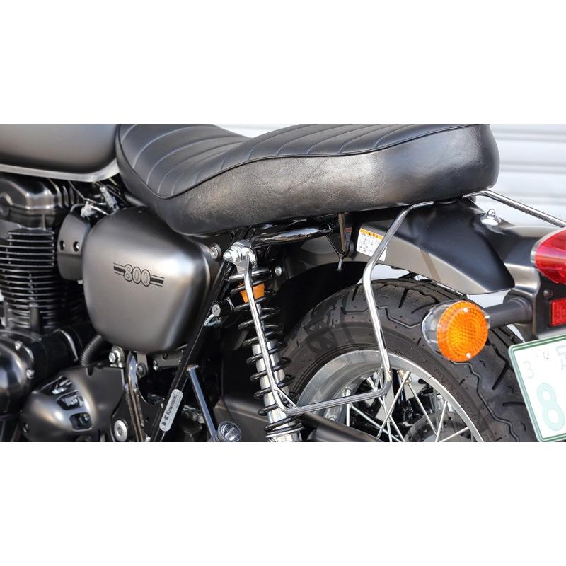 KIJIMA（キジマ） 210-4981 バッグサポート メッキ W800 ストリート
