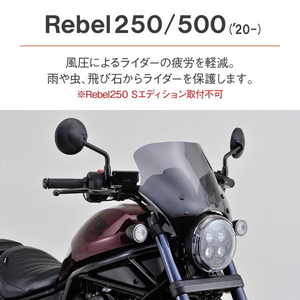 DAYTONA（デイトナ） 24477 バイク用 スクリーン レブル250/500(20-21