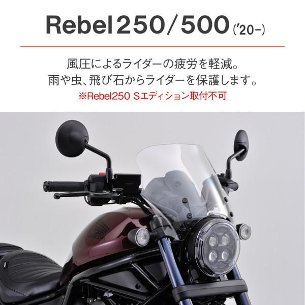 Daytona レブル250/500(20-21)専用 スクリーン クリアー DAYTONA（デイトナ） 24478 バイク用 スクリーン レブル250/500(20-21