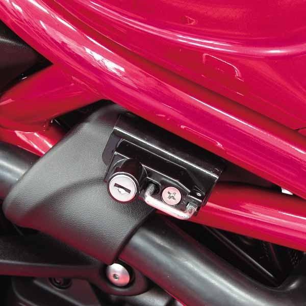 当時物　キジマホルダー　gs400 KIJIMA（キジマ） グラディウス400ABS 専用 ヘルメットロック ブラック