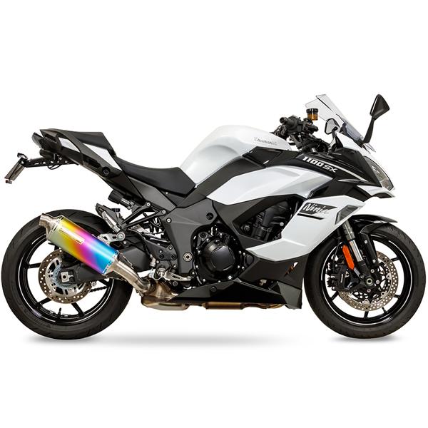 MORIWAKI (モリワキ) 01810-6K253-10 MX スリップオンマフラー アノダイズドチタン Ninja1000SX '20-22/23-24 Ninja1100SX/SE '25-_1