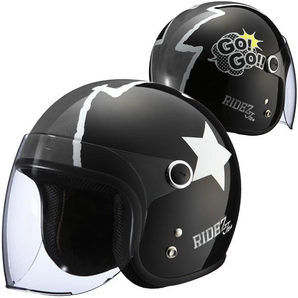 RIDEZ RIDEZ Jr GOGO キッズサイズ ジェットヘルメット ゴーゴー