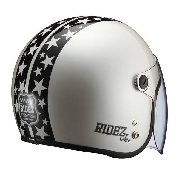 RIDEZ RIDEZ Jr STAR キッズサイズ ジェットヘルメット スター パール