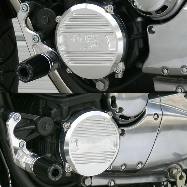 ゼファー1100 OVER Racing アルミカバー 2個セット ピボット