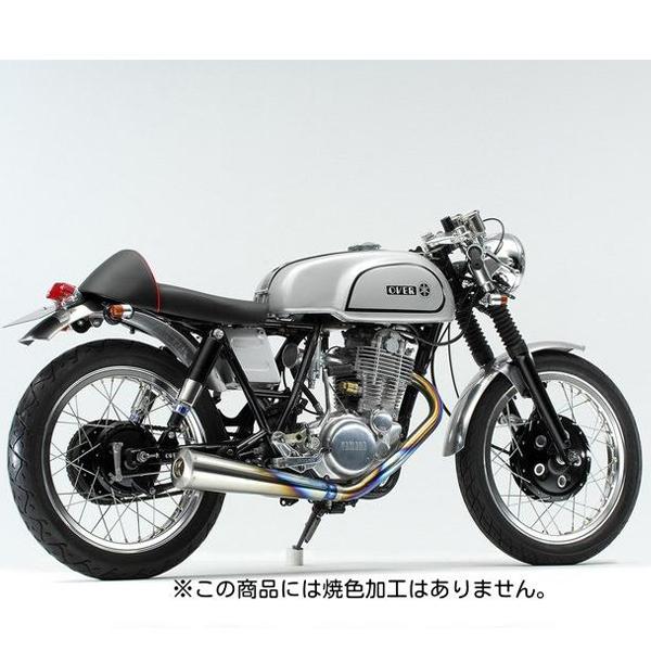OVER Racing 13-40-081 SR400/500 チタンメガホン MANXタイプ 焼色ナシ_2